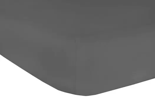 Простыня Mr.Sandman Fine Jersey de Luxe чёрная 80х200см 160г/м