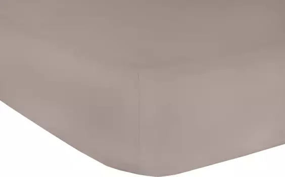 Простыня Mr. Sandman "Full Elastane de Luxe", чрезвычайно эластичная для высоких матрасов 140-160х200-220 см, 1 шт., цвет kiesel