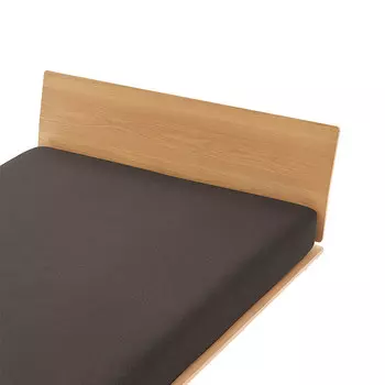 Простыня Muji из чистого хлопка, коричневый