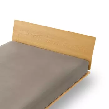 Простыня Muji на подкладке, бежевый