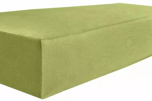 Простыня на коленях высотой до 30 см EASY-Stretch Q25 от 140x200 до 160x220 см 140x200++ Kneer, зеленый
