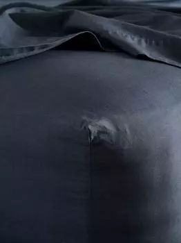 Простыня на подгонке Bedfolk из хлопка, одинарная, стандартная, чернила