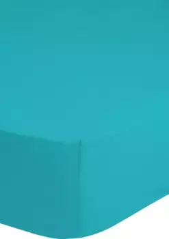 Простыня на подгонке "Доброе утро", простыня из джерси, эластичная по всему периметру Good morning 180х200 см, 1 шт., цвет aqua