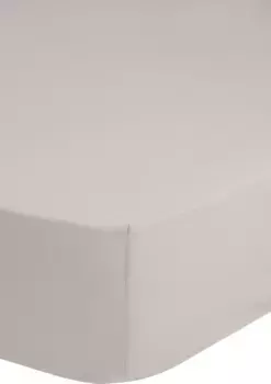 Простыня на подгонке "Доброе утро" Renforce Good Morning, эластичная по всему периметру 180х220 см, 1 шт., цвет sand