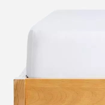 Простыня на подгонке из хлопка New Jersey El Corte Ingls, белый