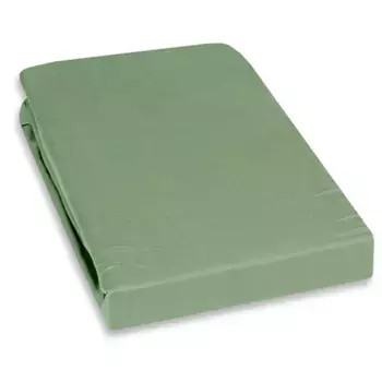 Простыня на подгонке кайори «Кай», 100% хлопковый сатин Kayori, зеленый