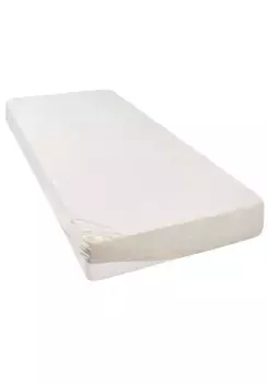 Простыня на подгонке моего дома "Благородный трикотаж клубники My home 90х200 см, 2 шт., цвет creme