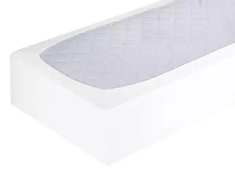 Простыня на подгонку, 160х200 см, белая, высота перемычки 30 см Zollner