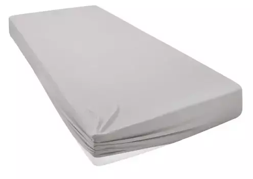 Простыня на подкладке для дома "Cremona", в свойствах: хлопок с эластаном или лен, премиум качество, размеры от 90х200 см Home affaire 180х200 см, 1 шт., светло-серый