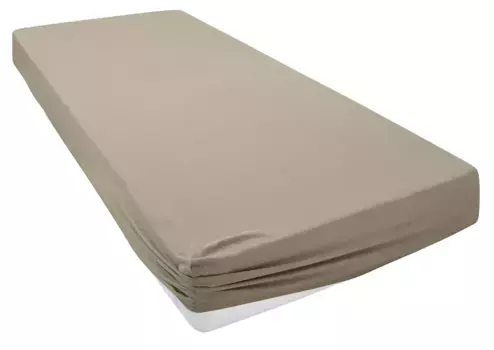 Простыня на подкладке для дома "Cremona", в свойствах: хлопок с эластаном или лен, премиум качество, размеры от 90х200 см Home affaire 140х200 см, 1 шт., бежевый
