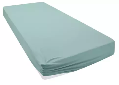 Простыня на подкладке для дома "Cremona", в свойствах: хлопок с эластаном или лен, премиум качество, размеры от 90х200 см Home affaire 200х200 см, 1 шт., цвет petrol