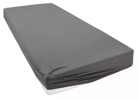 Простыня на подкладке для дома "Cremona", в свойствах: хлопок с эластаном или лен, премиум качество, размеры от 90х200 см Home affaire 90х200 см, 2 шт., цвет anthrazit