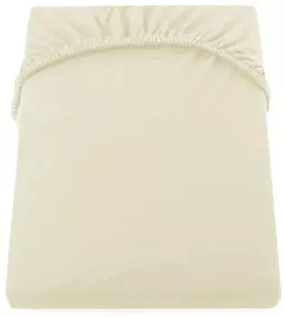 Простыня на подкладке из 100% хлопка, простыня для спальни, простыня 120-140х200, кремовая DecoKing