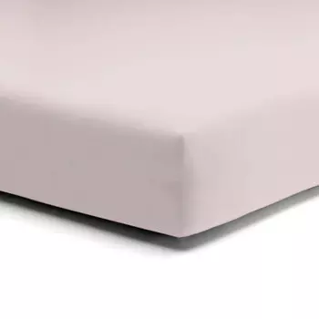 Простыня на подкладке из чистого трикотажного хлопка без глажки - Mak Eco Daunex, галька, односпальный