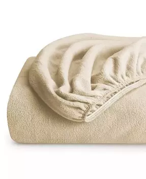 Простыня на подкладке из флиса Twin XL Bare Home, бежевый