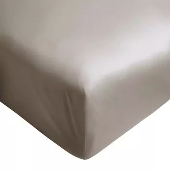 Простыня на подкладке из хлопкового атласа - Зеркало Lisola, призма, односпальный