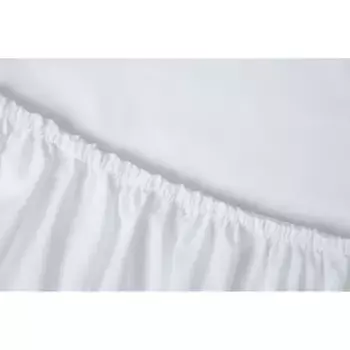 Простыня на подкладке кайори «Эдо», натуральный хлопок Kayori, белый