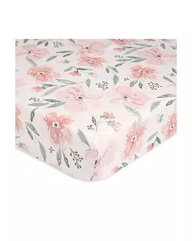 Простыня на подкладке Parker для детской кроватки Crane Baby, цвет Multi