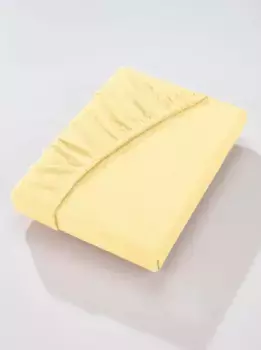 Простыня на подкладке Washpur, (1 шт.) Wschepur Б: 90-100 см, цвет vanillegelb