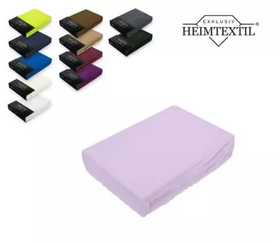 Простыня на приталенной ткани махровая с фирменным эластичным подолом 90 х 200 см сиреневый Sdseetraum