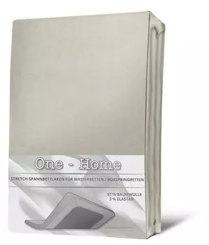 Простыня на резинке 140-160 см x 200-220 см, натуральный эластан, коробочка, пружинная кровать, водяная кровать One-Home