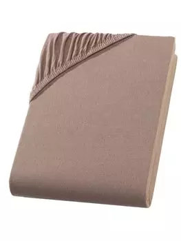 Простыня на резинке 140х200 см - 160х220 см - Коричневая нуга - Ящик для водяной кровати из джерси, пружинная кровать большого размера Mskaan