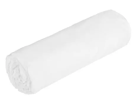 Простыня на резинке - 140x190 см - Сатин - Белый - ABILY Palacio