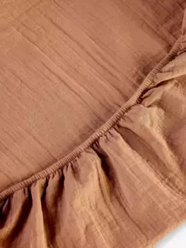 Простыня на резинке Christy Organic Retreat, цвет clay