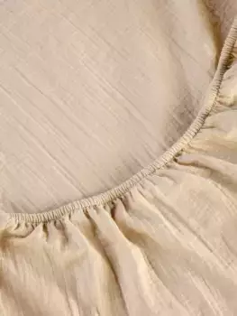 Простыня на резинке Christy Organic Retreat, цвет oat