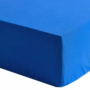 Простыня на резинке H&amp;M Home Fitted Cotton 120х200, синий