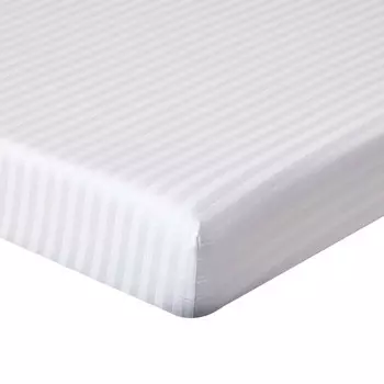 Простыня на резинке Homescapes, 100x200 см, белый