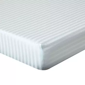 Простыня на резинке Homescapes, 140x200 см, синий