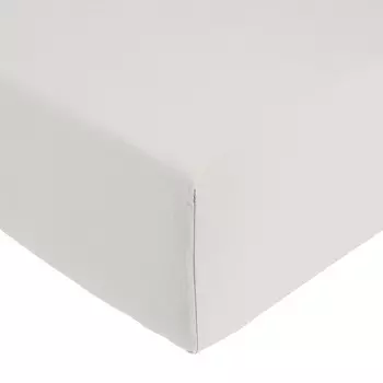 Простыня на резинке из чистого хлопка - Лицо Lisola, устрица, Piazza e Mezza