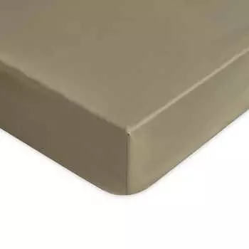 Простыня на резинке из чистого хлопка однотонного цвета - Tortona. Lisola Basic, призма, Piazza e Mezza