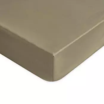 Простыня на резинке из чистого хлопка однотонного цвета - Tortona. Lisola Basic, призма, Piazza e Mezza