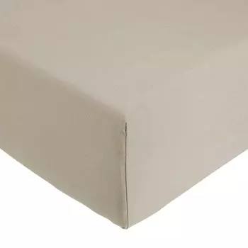 Простыня на резинке из чистого хлопка - Сена/Луара/эксклюзив Lisola Stone, призма, односпальный