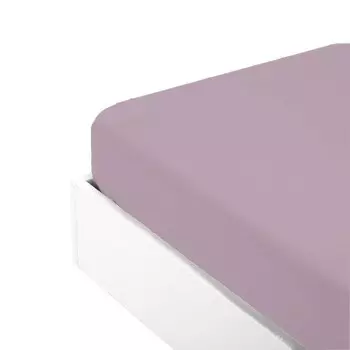 Простыня на резинке из хлопкового перкаля однотонного цвета - Arianna Fazzini, сорбет