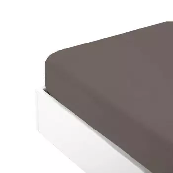 Простыня на резинке из хлопкового перкаля однотонного цвета - Arianna Fazzini