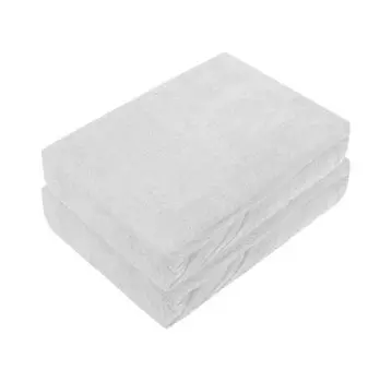 Простыня на резинке из махровой ткани, двойная упаковка, с резинкой по всему периметру, 200 x 220 см, серебристый Sdseetraum