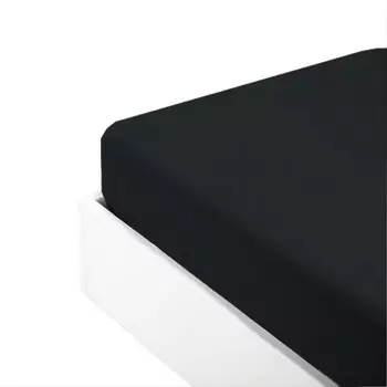 Простыня на резинке из однотонного хлопкового перкаля - NK Colors NK, буря, Piazza e Mezza