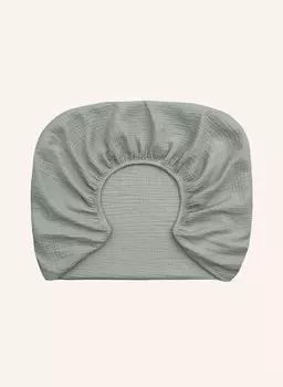 Простыня на резинке муслин ROYFORT, мятный