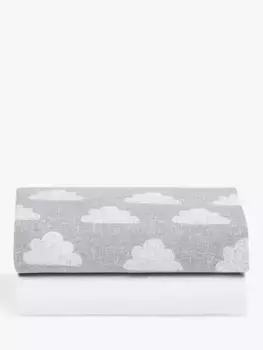 Простыня на резинке Snz Baby Moses Basket 2 шт, цвет cloud