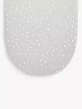 Простыня на резинке The Little Green Sheep The Little Green Shop Organic Cotton & Linen Rice Print Baby, цвет dove