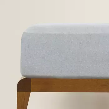 Простыня на резинке Zara Home Flannel, серый