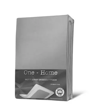 Простыня One-Home 200x200 cm Heavy, 200x4x200 см, серебряный