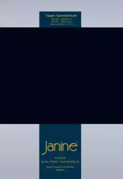 Простыня Original Janine, черный