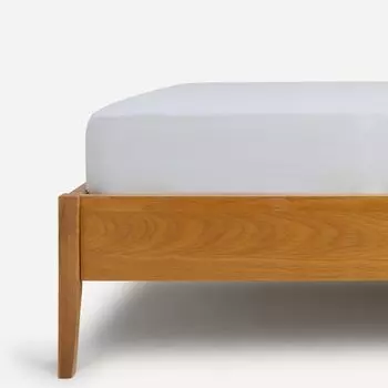 Простыня перкаль хлопок 200 ниток, лента 35 см. El Corte Ingls, белый