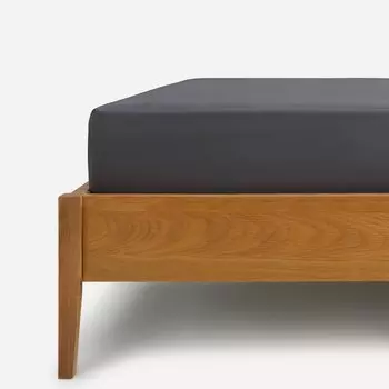 Простыня перкаль хлопок 200 ниток, лента 35 см. El Corte Ingls, серый