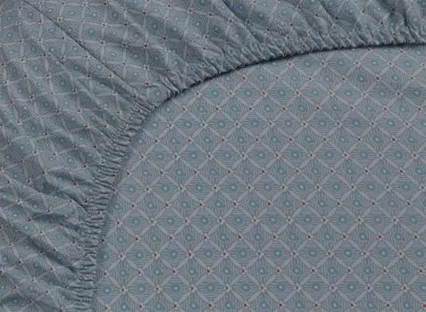 Простыня Pip Studio Startile Light цвет голубой, размер 140х200х25