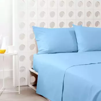 Простыня Поп-цвета 240X280 Bassetti, цвет Cielo